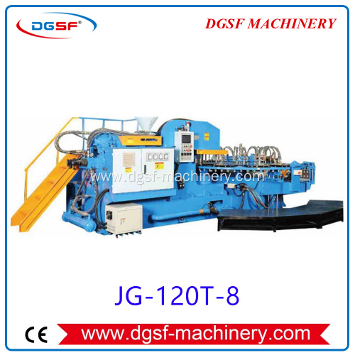 Automatic Rotary PVC Air Blowing Shoe Injection Molding Machine JG-120T-8